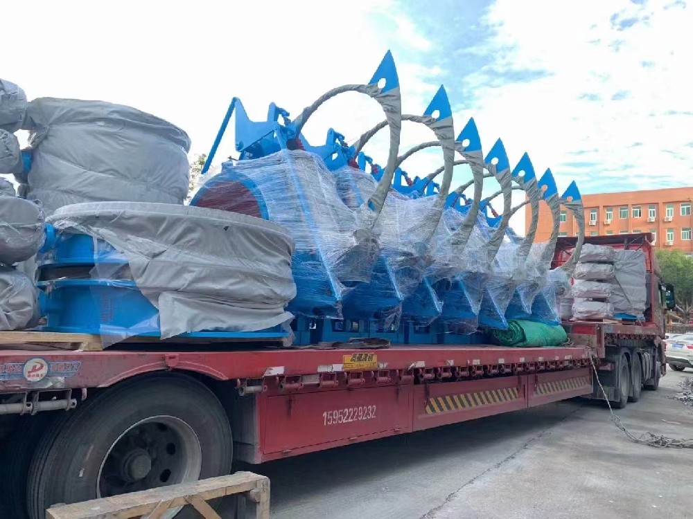 塘蝶阀门发往湖北的碟阀现场